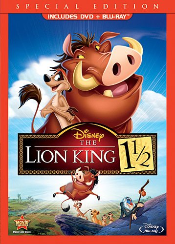 The Lion King 1 1/2 Special Edition (Two-Disc Blu-ray/DVD Combo in DVD Packaging) used book depot