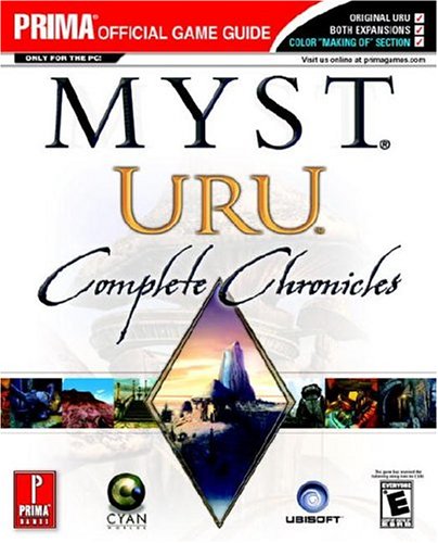Myst URU: Complete Chronicles (Prima Official Game Strategy Guide) used book depot