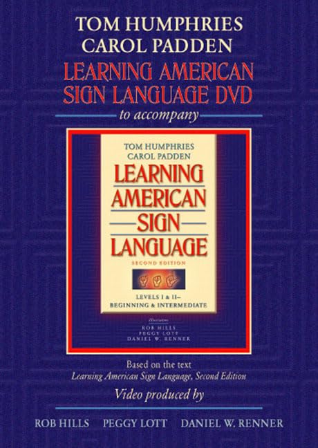 Learning American Sign Language DVD to accompany Learning American Sign Language - Levels 1 & 2 Beginning and Intermediate, 2nd Edition used book depot