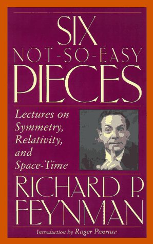 Six Notsoeasy Pieces Book And Cd Package Feynman, Richard