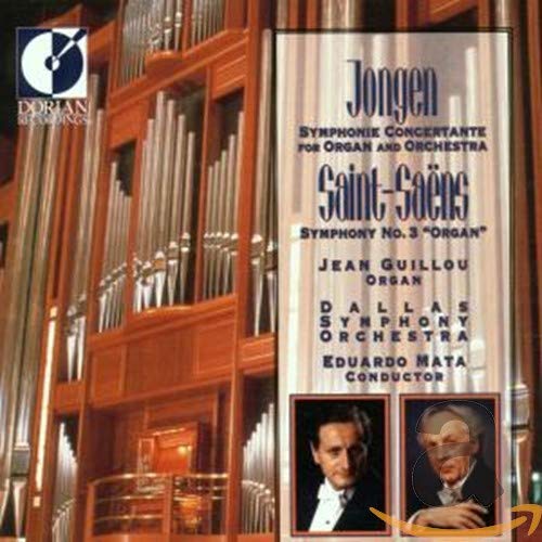 Jongen: Symphonie Concertante for Organ & Orchestra / Saint-Saens: Symphony No. 3- Organ used book depot