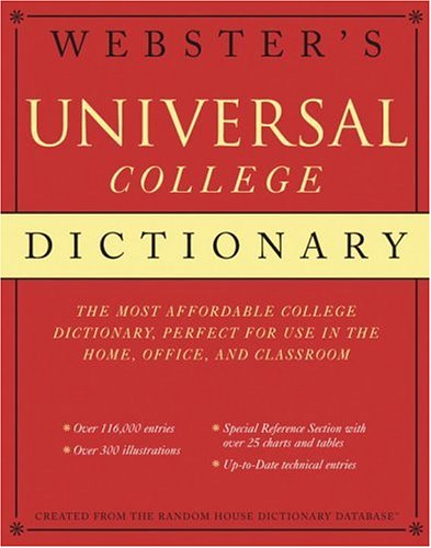 Websters Universal College Dictionary Random House