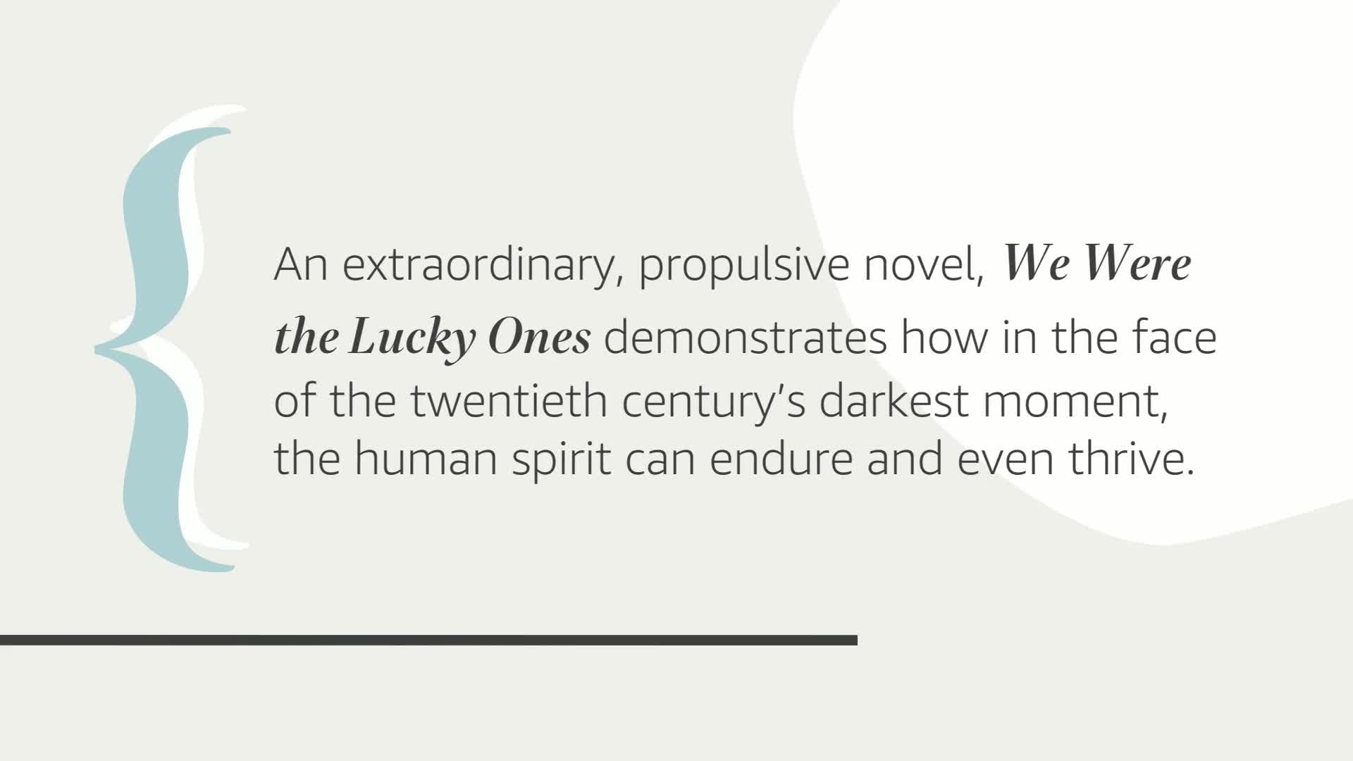 We Were the Lucky Ones used book depot