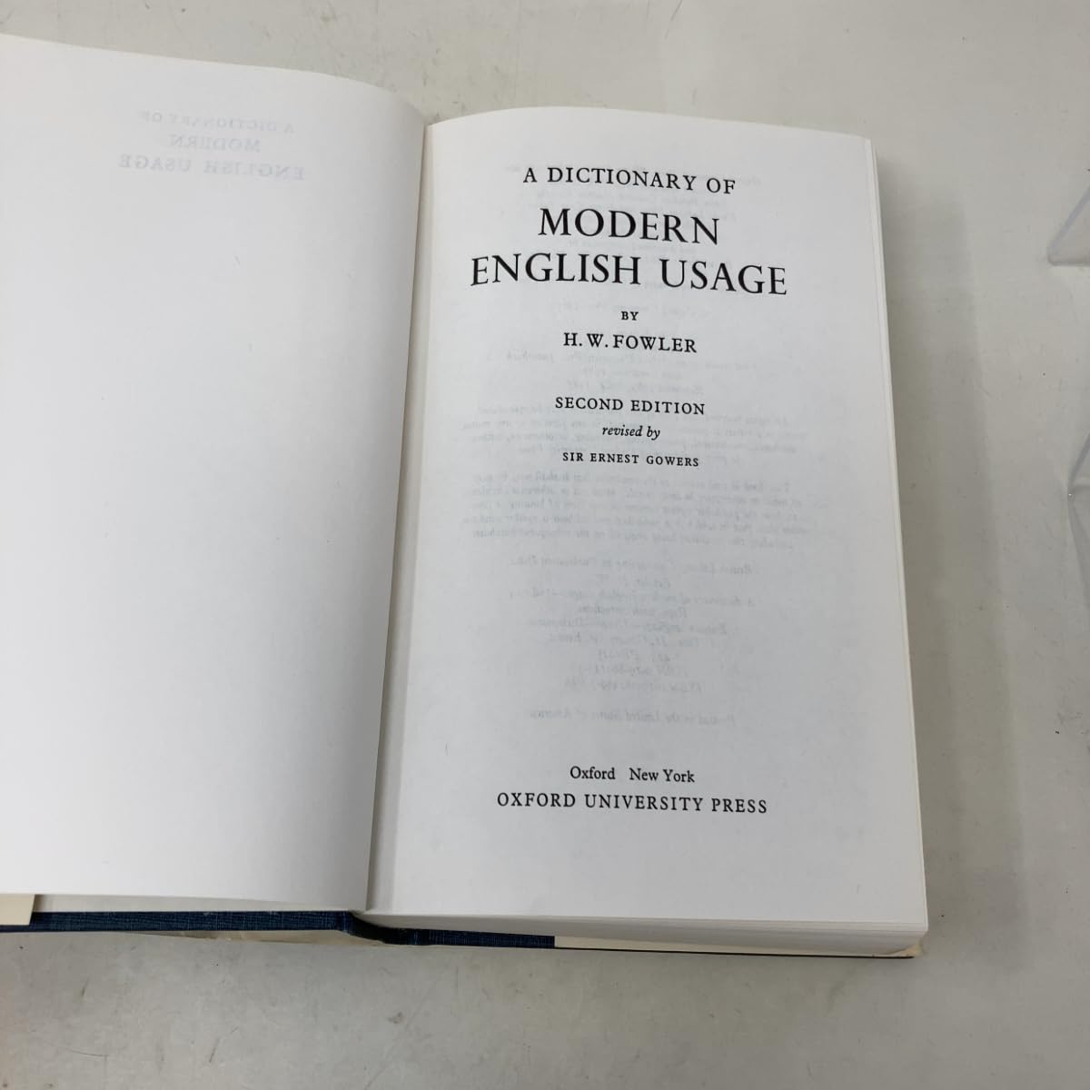 A Dictionary of Modern English Usage used book depot
