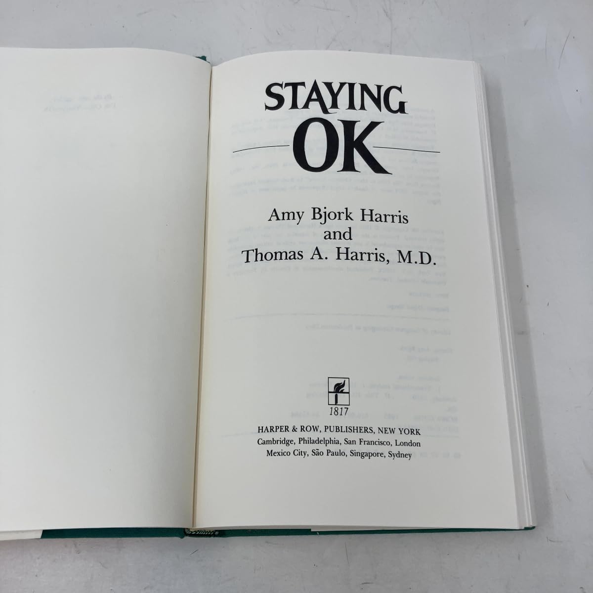 Staying Ok used book depot
