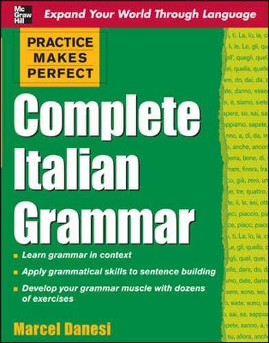 Complete Italian Grammar (Practice Makes Perfect) (Italian Edition) used book depot