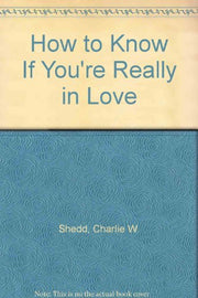 How to Know If You're Really in Love used book depot