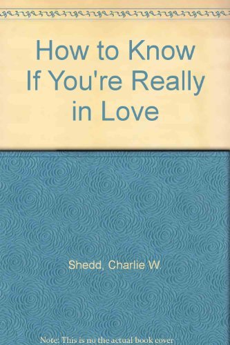 How to Know If You're Really in Love used book depot