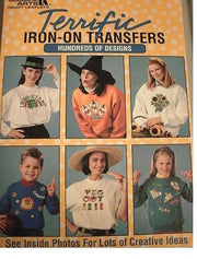 Iron-on transfers from the heart: Hundreds of designs (Leisure Arts craft leaflets) used book depot