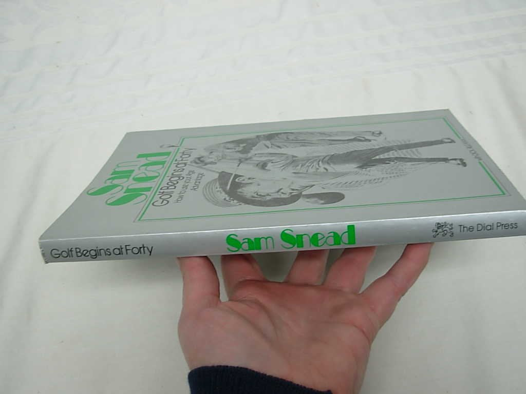 Golf Begins at Forty used book depot