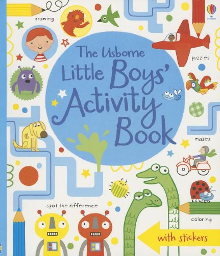 The Usborne Little Boys' Activity Book used book depot