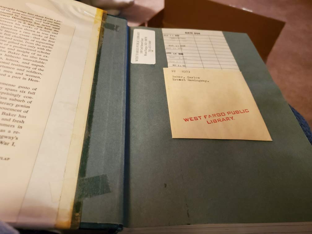 Ernest Hemingway: A Life Story used book depot