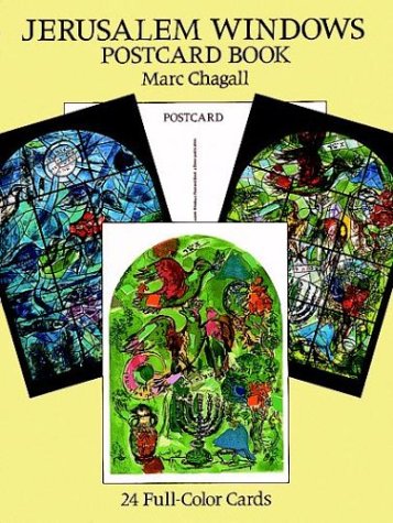 Jerusalem Windows Postcard Book: 24 FullColor Cards Chagall, Marc