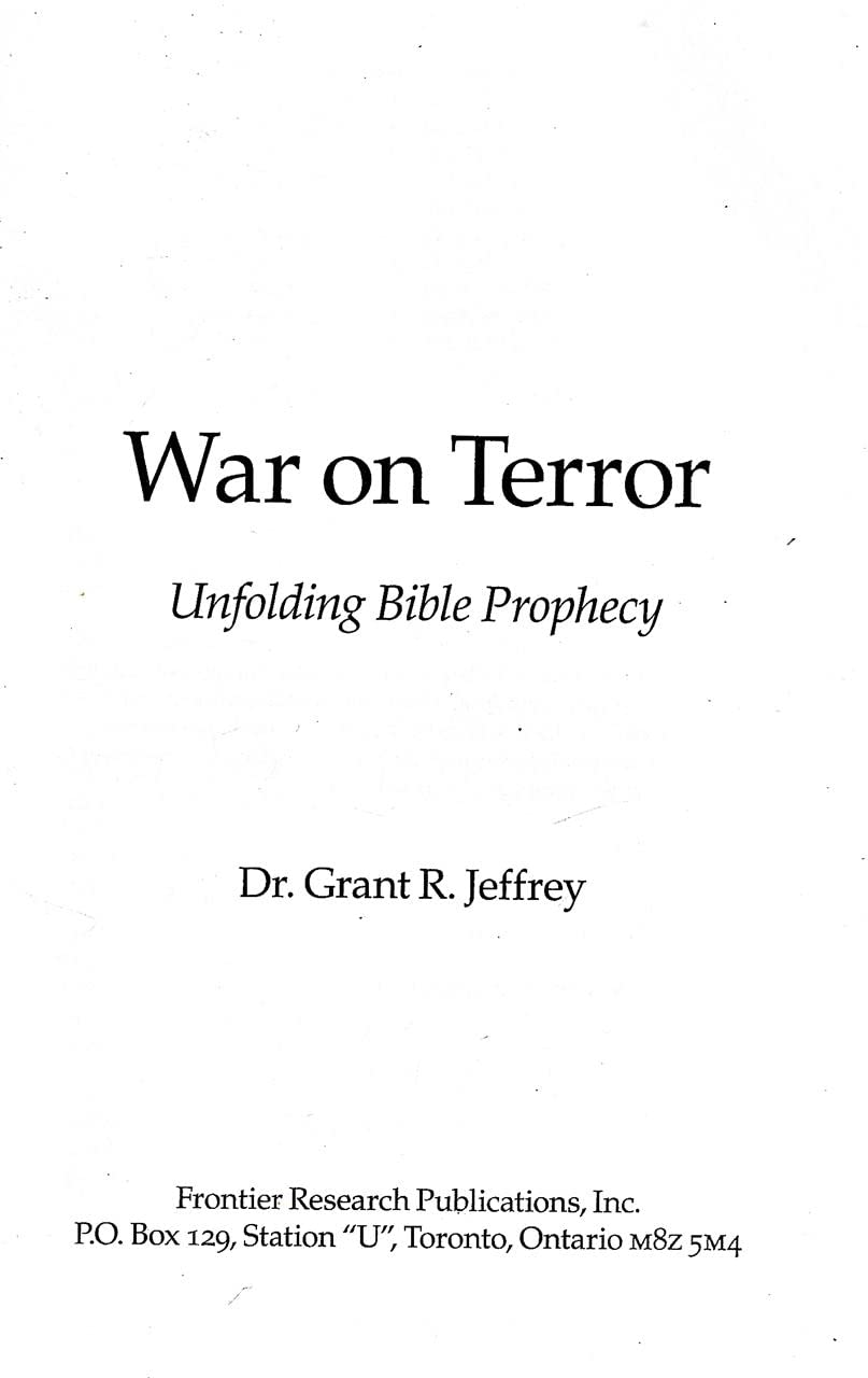 War on Terror: Unfolding Bible Prophecy used book depot