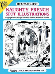 Ready-to-Use Naughty French Spot Illustrations (Clip Art) used book depot