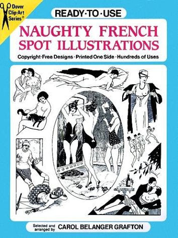Ready-to-Use Naughty French Spot Illustrations (Clip Art) used book depot