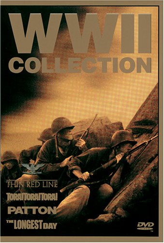 WWII Collection (The Thin Red Line / Patton / The Longest Day / Tora! Tora! Tora!) used book depot