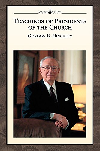 Teachings of the Presidents of the Church - Gordon B. Hinckley used book depot