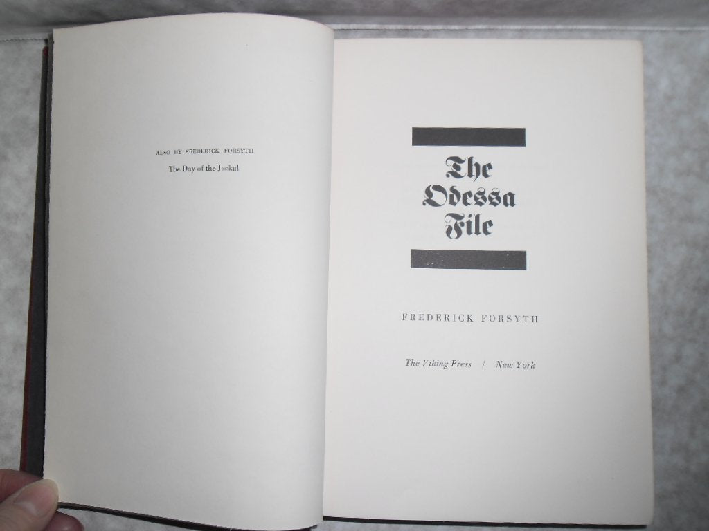 The Odessa File used book depot