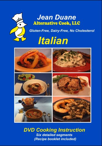 Italian / Gluten & Dairy-Free, Low Cholesterol Cooking Instruction on DVD used book depot