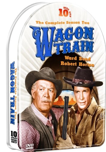 Wagon Train: Season 2 in a Collectible Embossed Metallic Tin! 10 DVD Set! used book depot