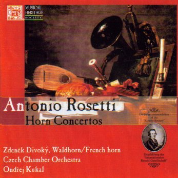 Antonio Rosetti: Horn Concertos used book depot