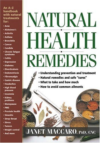 Natural Health Remedies: An A-Z handbook with natural treatments used book depot