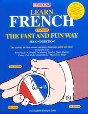 Learn French the Fast and Fun Way: With French-English English-French Dictionary used book depot