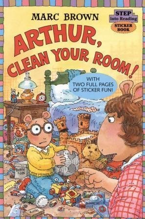 Arthur, Clean Your Room! (Step into Reading Sticker Book) used book depot