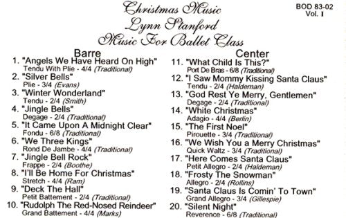 Christmas Music for Ballet Class, Vol. 1 8302C used book depot