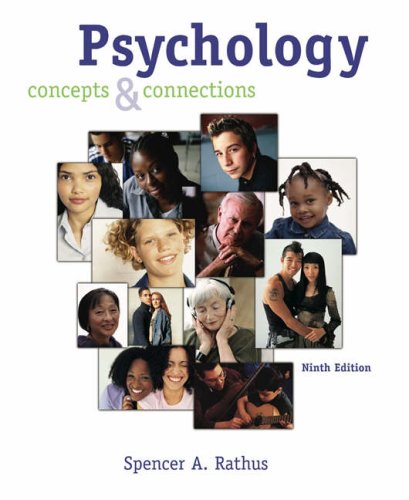 Psychology: Concepts and Connections (with CD-ROM, Student Notebook, and InfoTrac) (Available Titles CengageNOW) used book depot