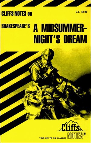 Shakespeare's A Midsummer Night's Dream (Cliffs Notes) used book depot