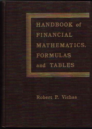 Handbook of Financial Mathematics, Formulas, and Tables used book depot