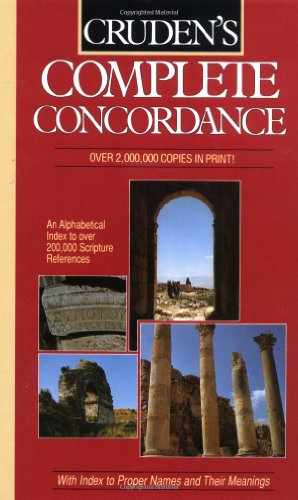 Crudens Complete Concordance Cruden, Alexander