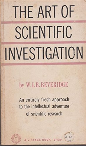 The Art of Scientific Investigation used book depot