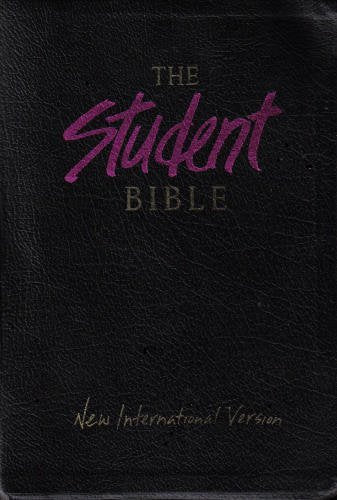 Student BibleNew International VersionBlack Bonded Leather Anonymous