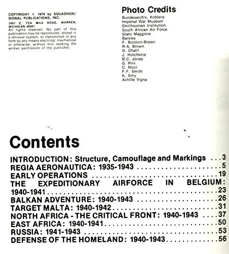 Regia Aeronautica, Vol. 1: A Pictorial History of the Italian Air Force 1940-1943 - Aircraft Specials series (6008) used book depot