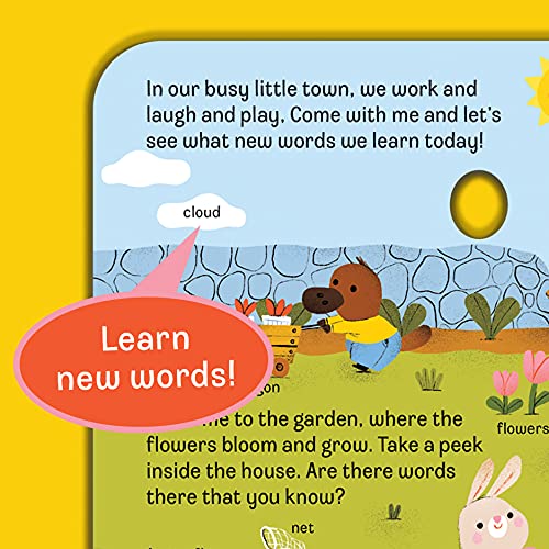 Peek-a-Flap Words Lift-a-Flap Board Book for Curious Minds and Little Learners; Ages 1-5 used book depot