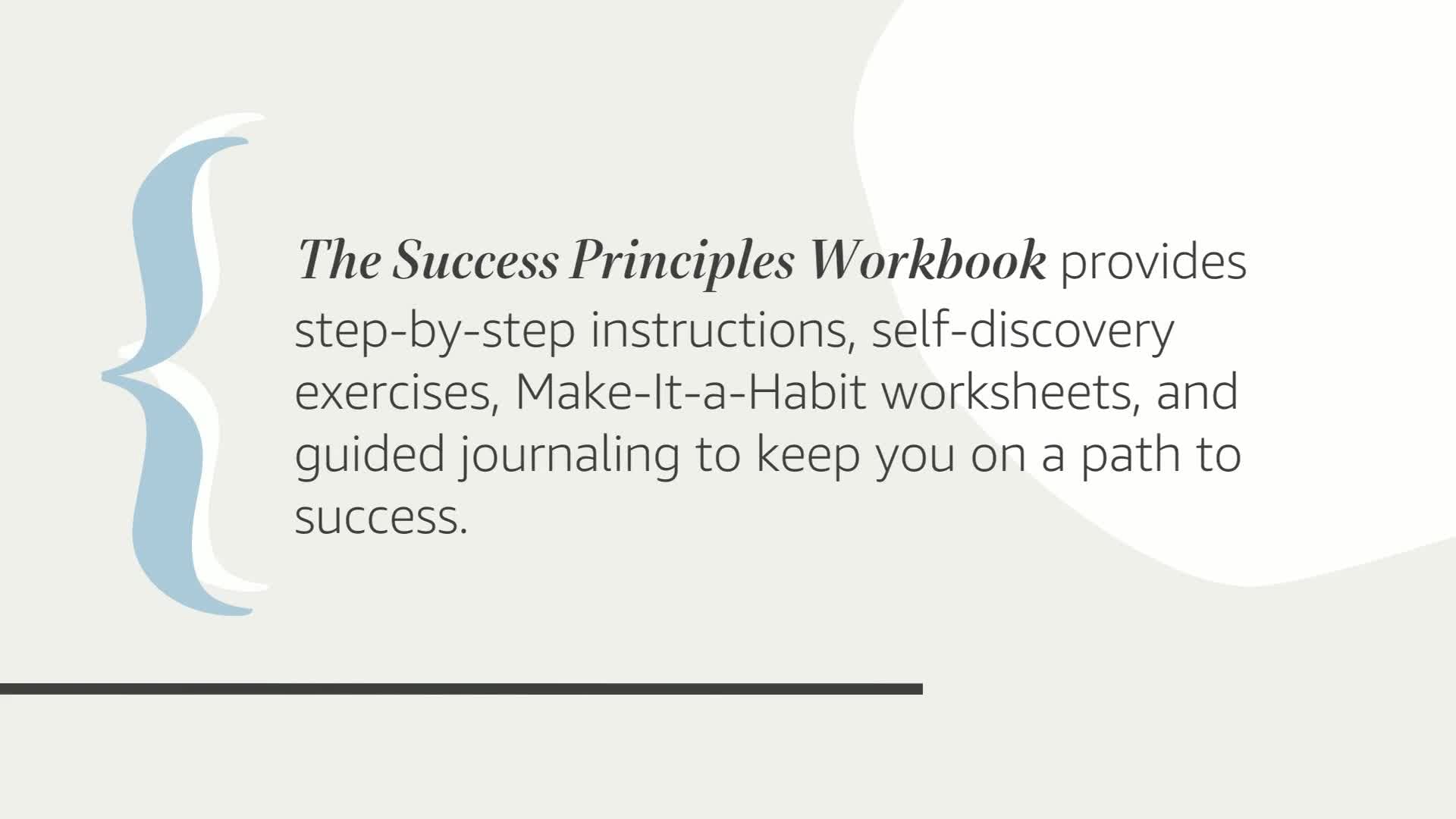 The Success Principles Workbook: An Action Plan for Getting from Where You Are to Where You Want to Be used book depot