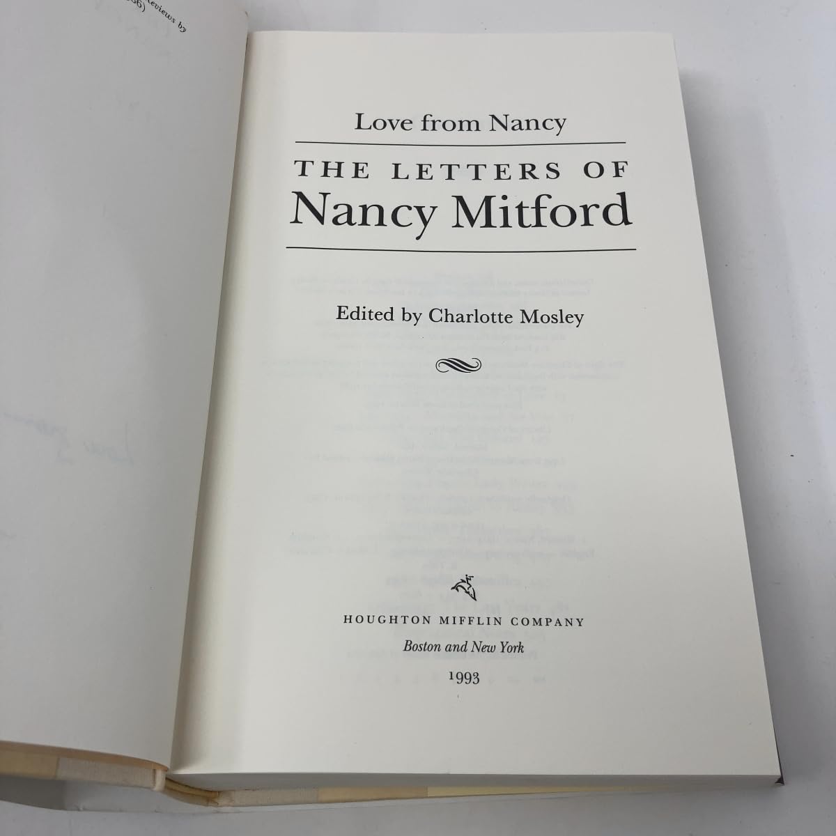 The letters of Nancy Mitford used book depot