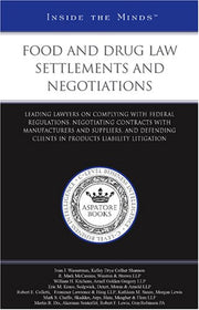 Food and Drug Law Settlements and Negotiations used book depot