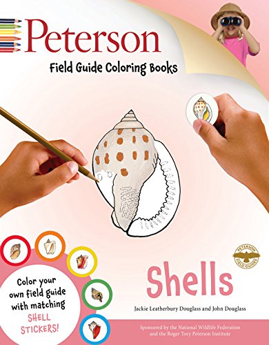 Peterson Field Guide Coloring Books: Shells (Peterson Field Guide Color-In Books) used book depot