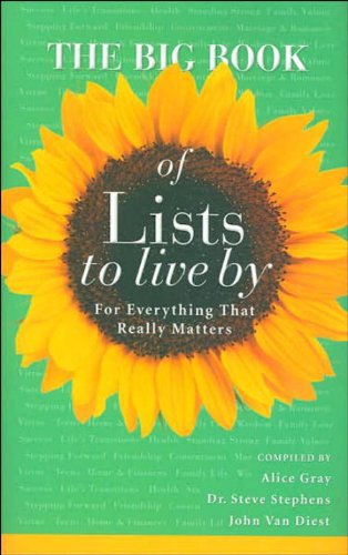 The Big Book Of Lists to Live by: For Everything That Really Matters used book depot