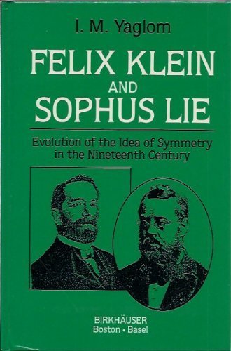 Felix Klein and Sophus Lie used book depot