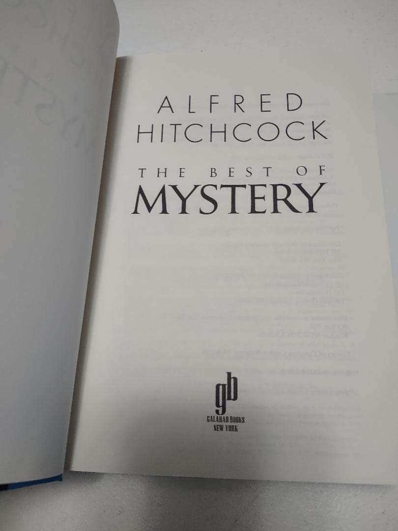 The Best of Mystery: 63 Short Stories Chosen by the Maker of Suspense used book depot