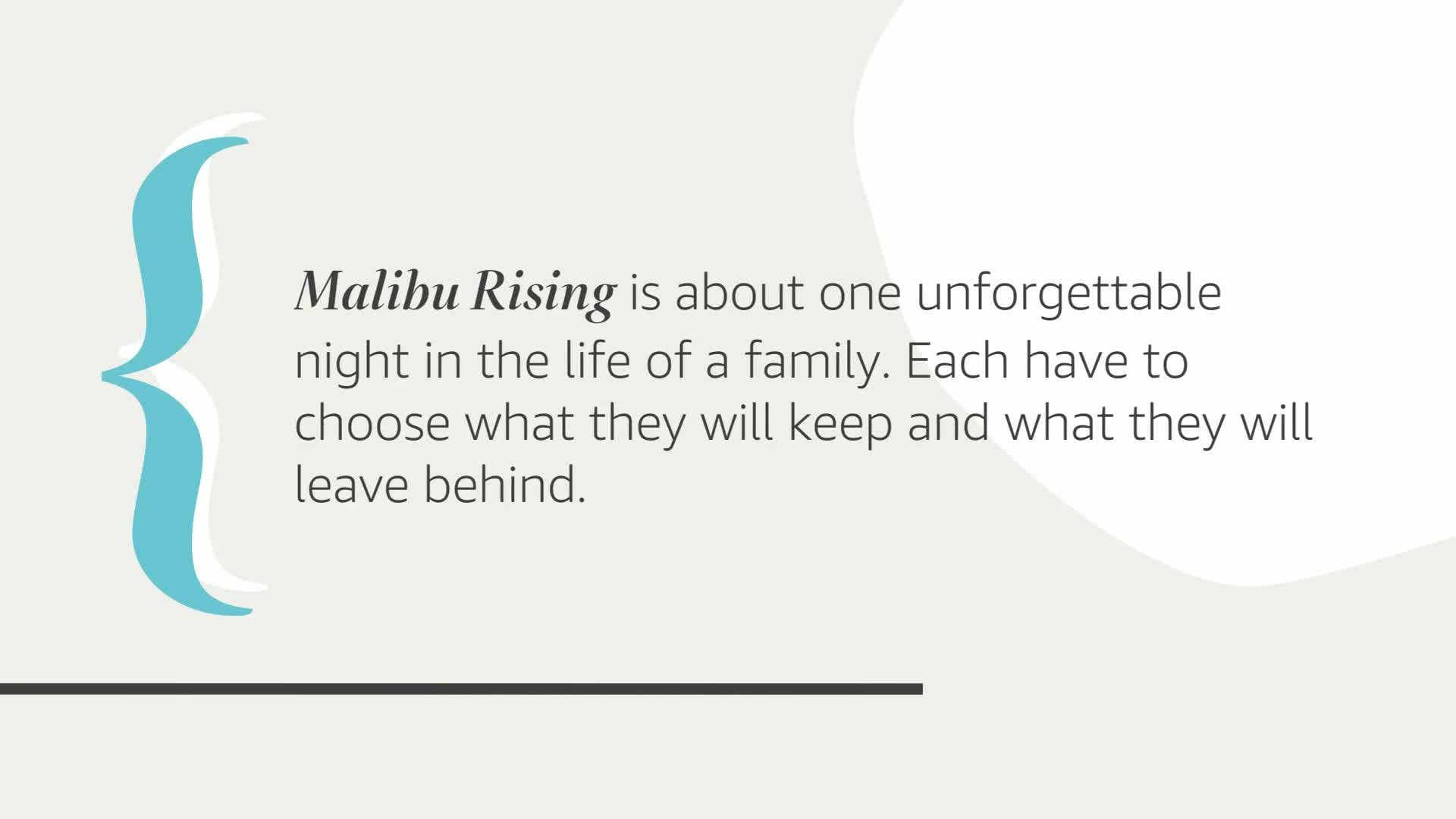 Malibu Rising: A Read with Jenna Pick: A Novel used book depot