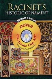 Racinet's Historic Ornament CD-ROM and Book (Dover Electronic Clip Art) used book depot