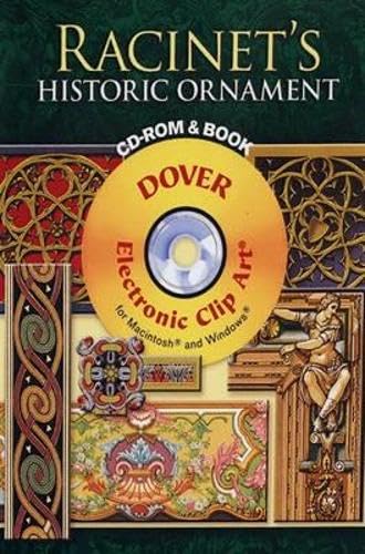 Racinet's Historic Ornament CD-ROM and Book (Dover Electronic Clip Art) used book depot
