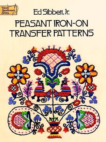 Peasant Iron-on Transfer Patterns (Dover Needlework Series) used book depot