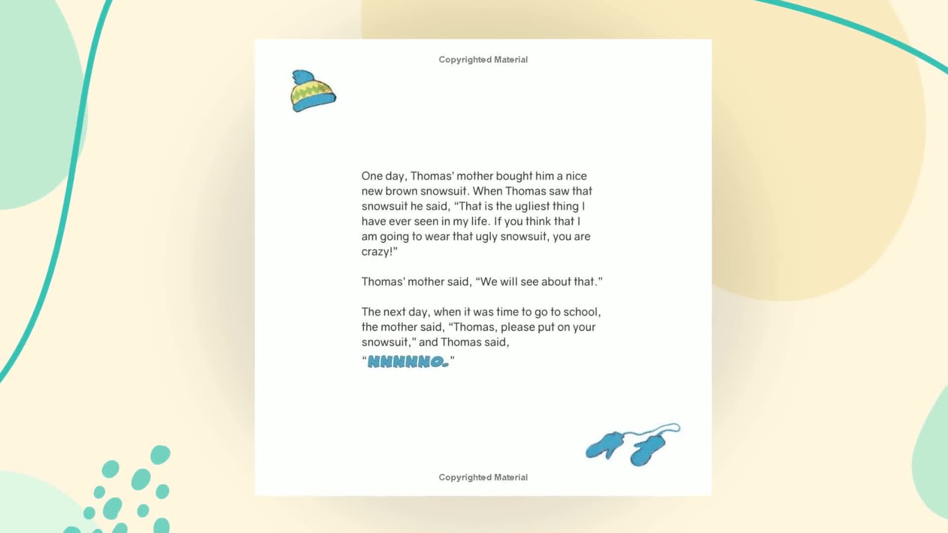 Thomas' Snowsuit (Munsch for Kids) used book depot